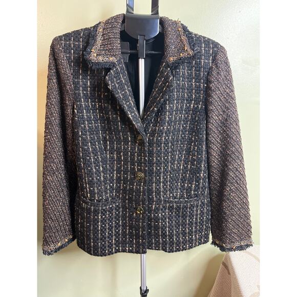 Chico’s tweed blazer jacket, Chico’s size 2/ US size: 12 - Picture 1 of 15